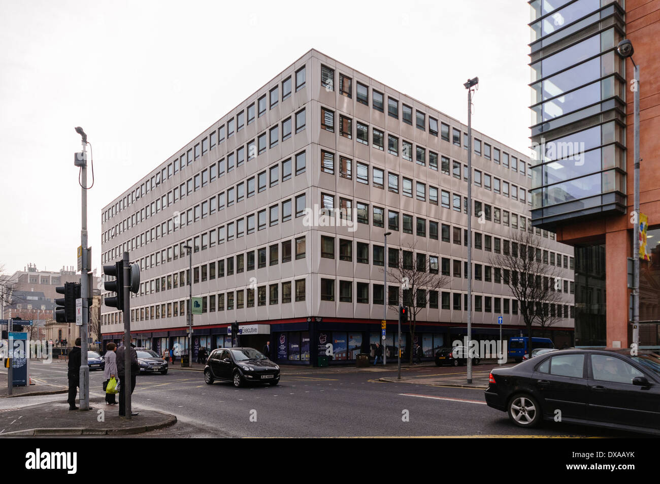 Housing Centre, headquarters of the Northern Ireland Housing Executive (NIHE) Stock Photo