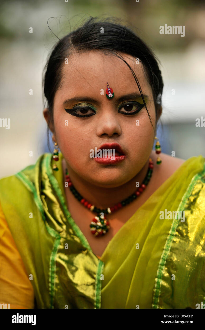 Dhaka, Bangladesh. 21st Mar, 2014. World Down Syndrome Day (WDSD) is