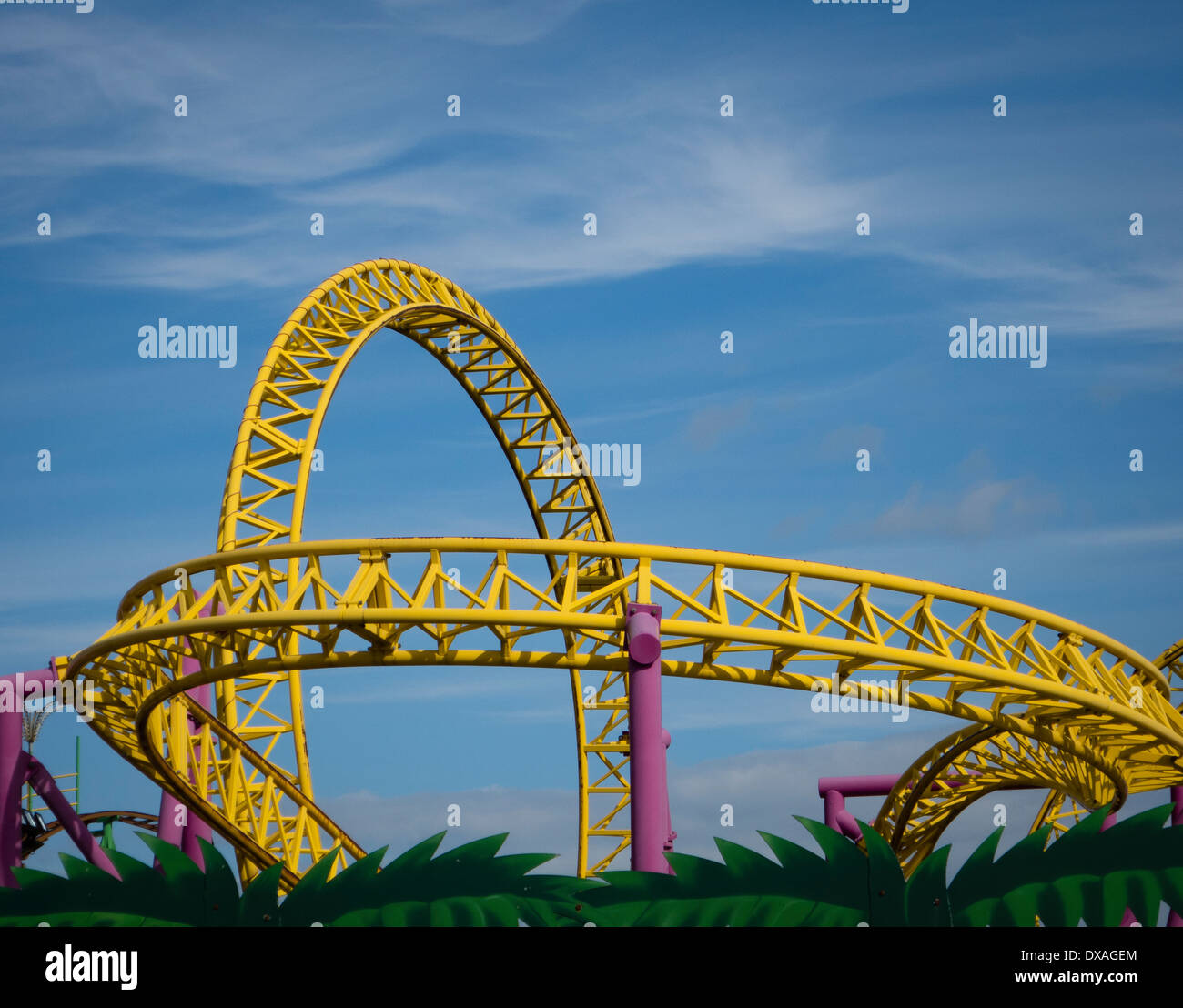 Funfair roller coaster southend hi-res stock photography and images - Alamy
