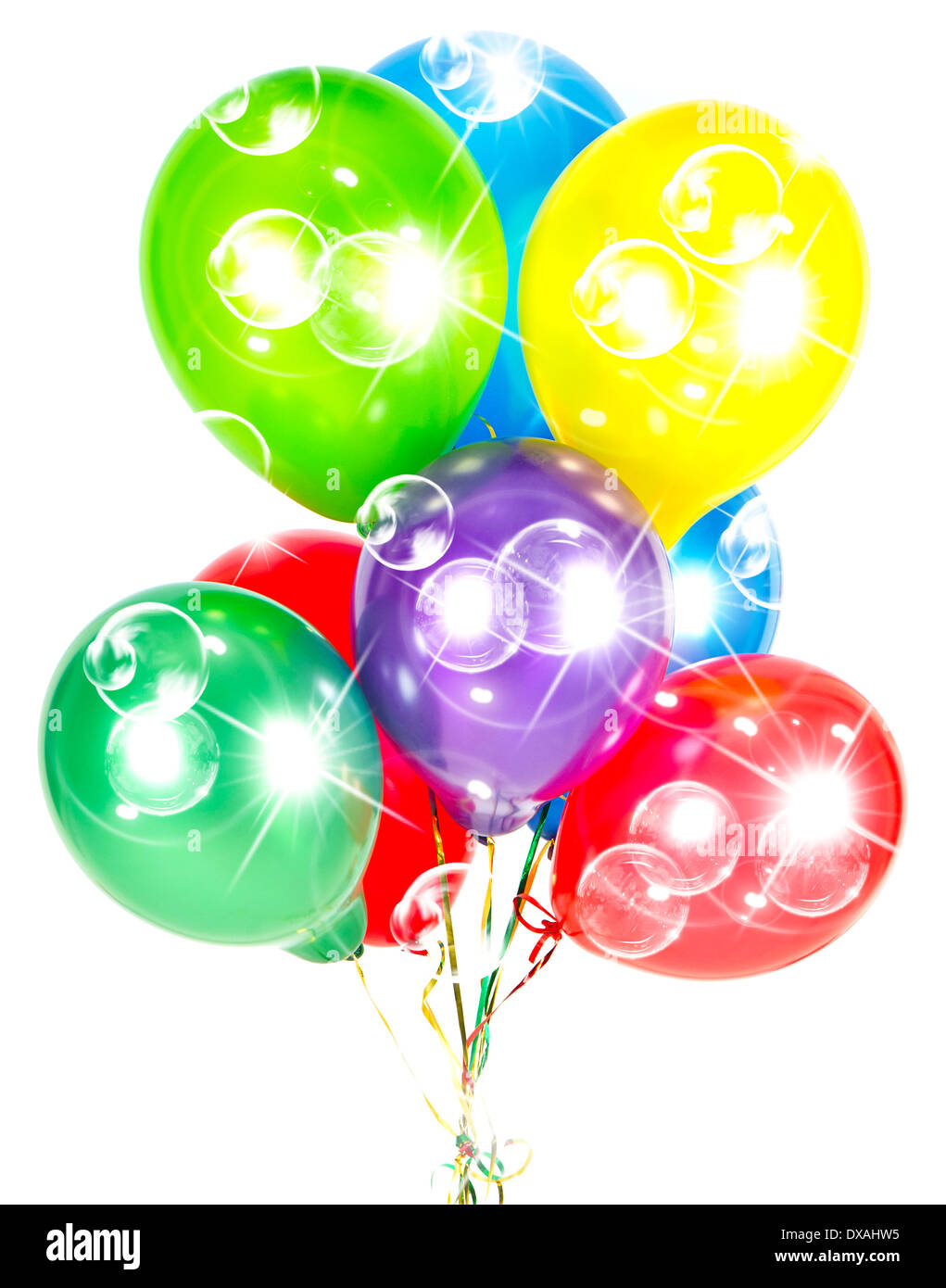 colorful balloons. party decoration Stock Photo - Alamy