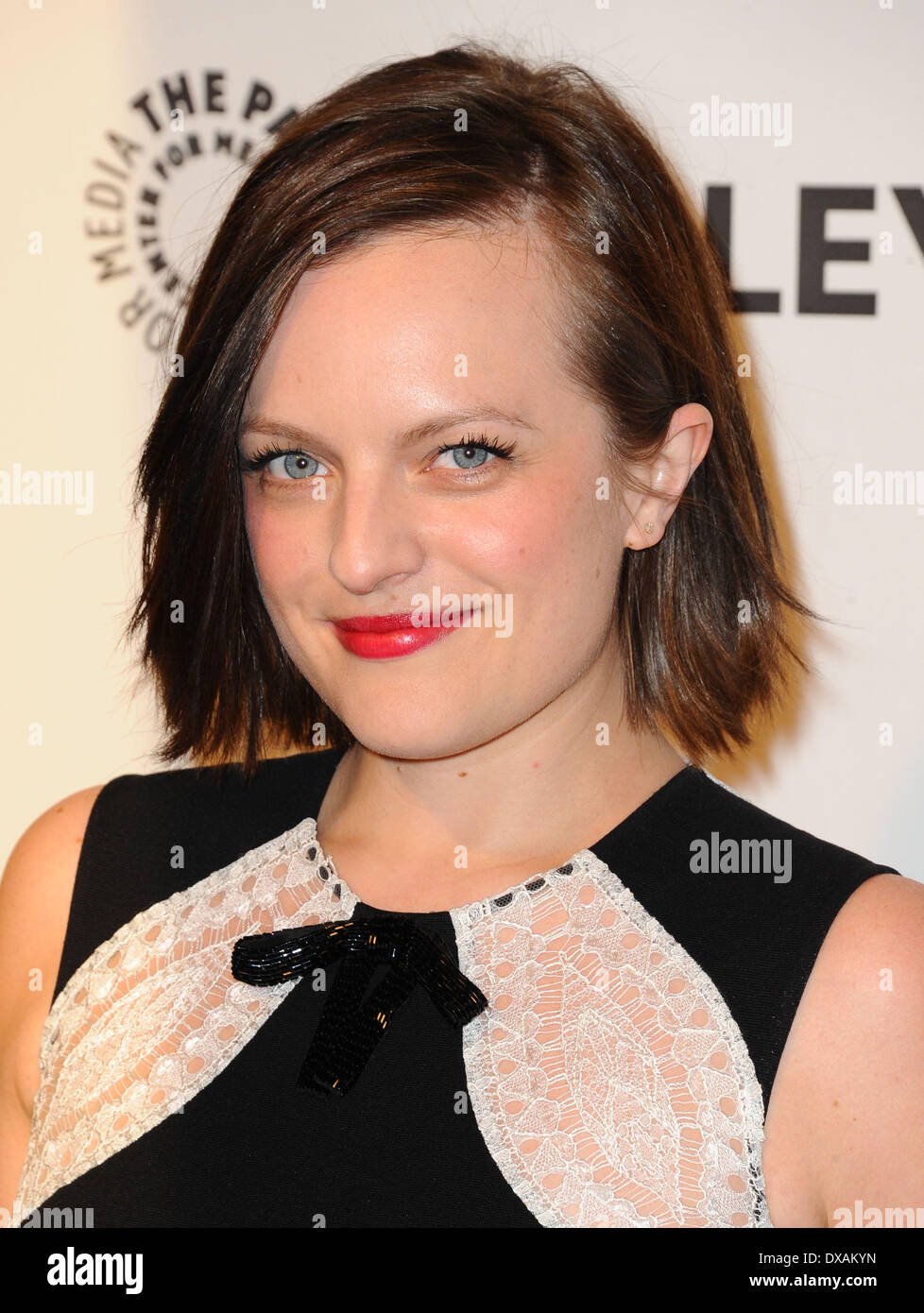 Los Angeles, California, USA. 21st Mar, 2014. Elisabeth Moss attending