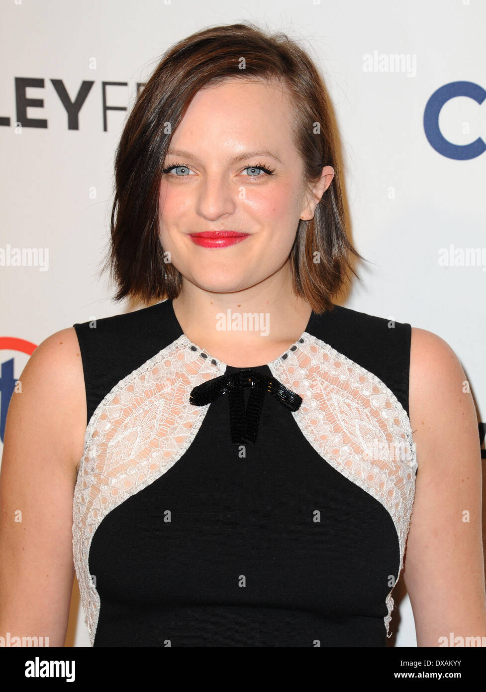 Los Angeles, California, USA. 21st Mar, 2014. Elisabeth Moss attending