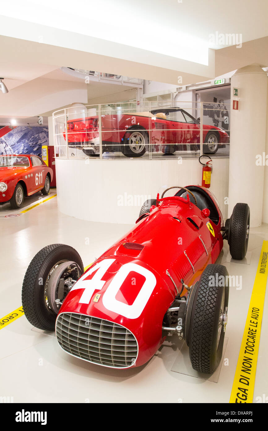 Ferrari Museum, Modena, Emilia Romagna, Italy Stock Photo