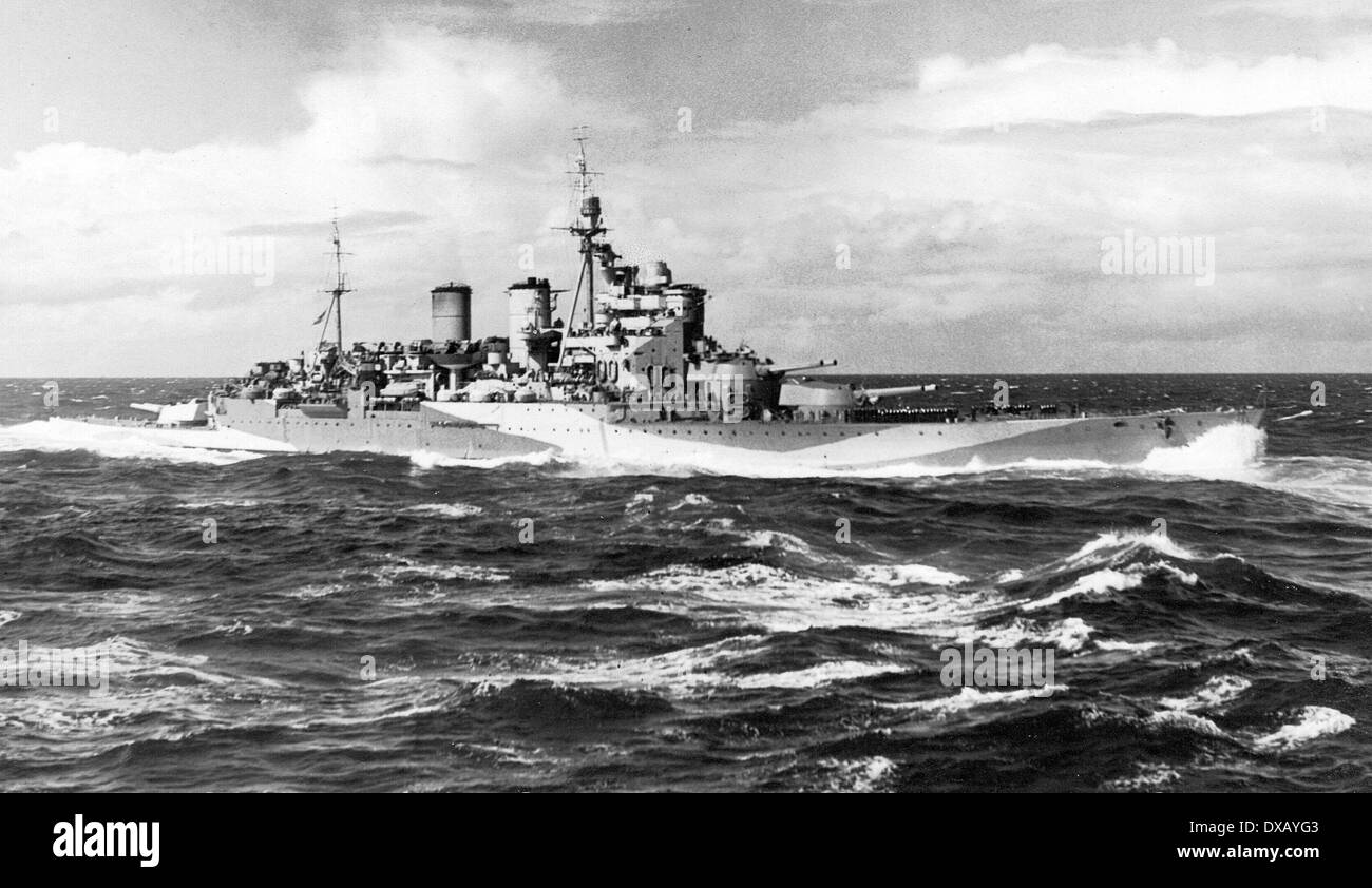 Royal Navy world war two. Stock Photo