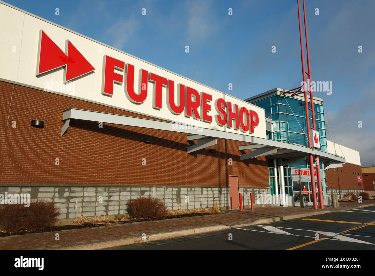 Future Shop storefront at Dartmouth Crossing, Nova Scotia Stock Photo
