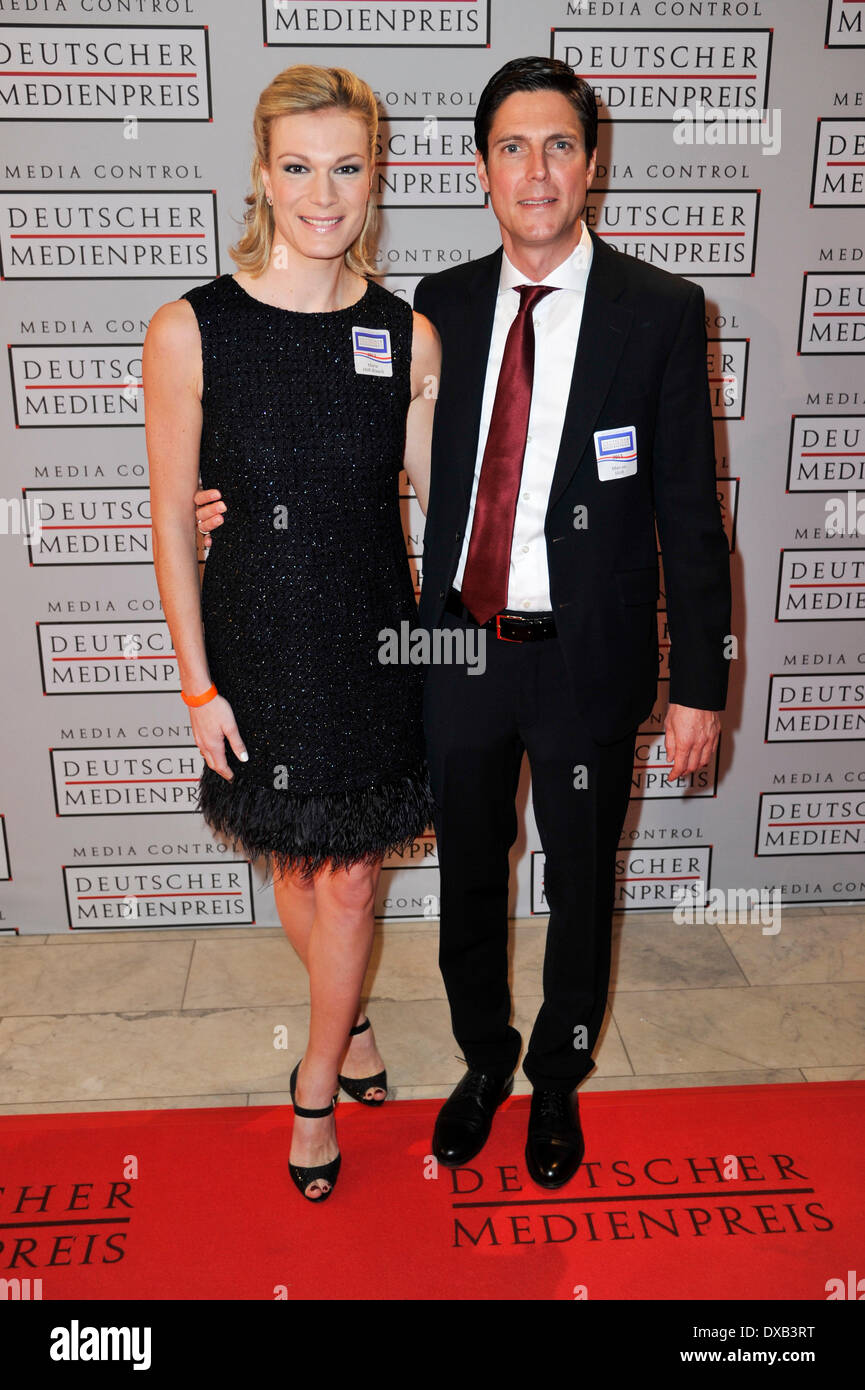 Maria Hfl-Riesch And Husband Marcus Hoefl Riesch At The Ceremony
