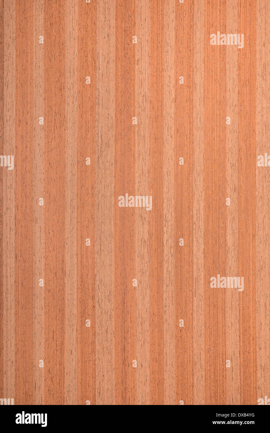 sapele (Entandrophragma cylindricum), wood grain Stock Photo