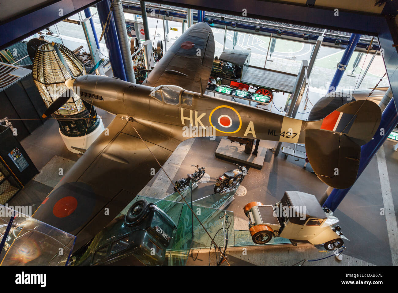 World War Two Spitfire Thinktank Birmingham Science Museum Stock Photo: 67858546 - Alamy