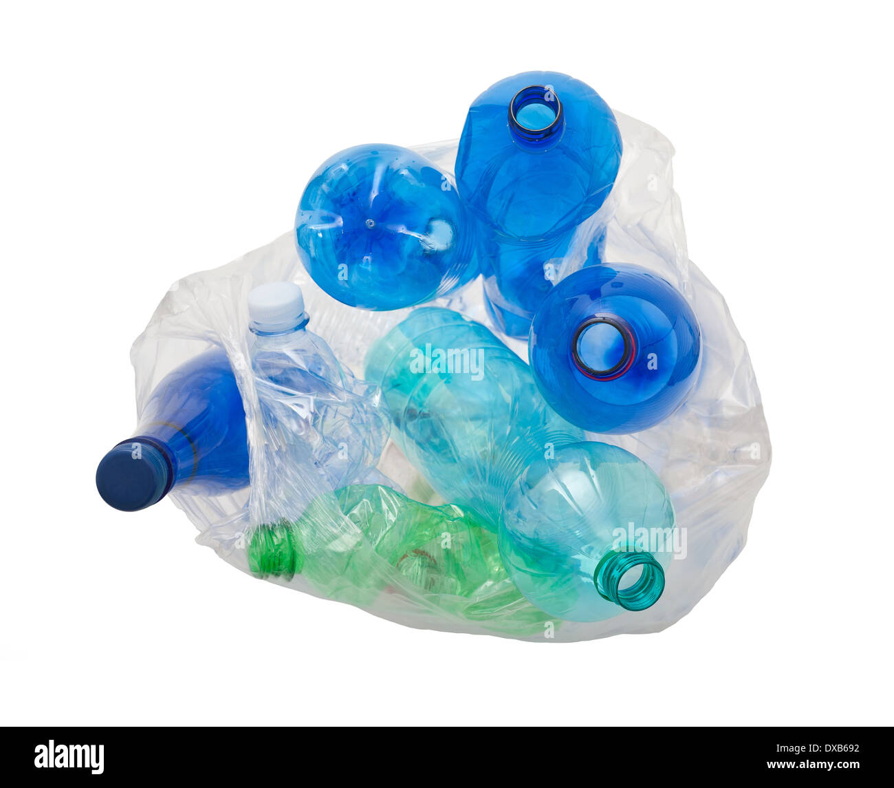 garbage bag with plastic bottles Stock Photo Alamy