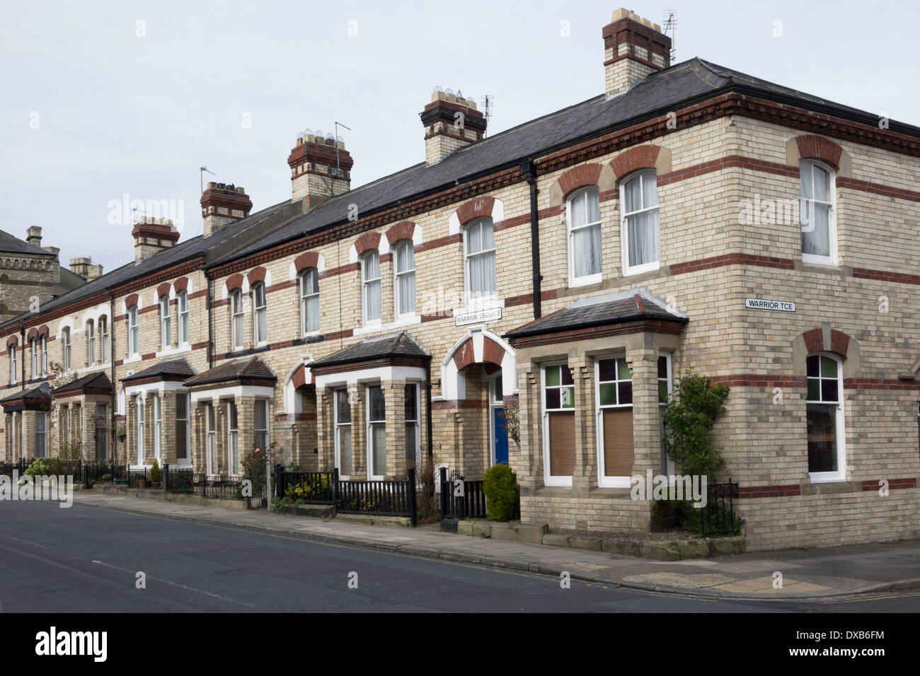 Warrior Terrace Saltburn Grade 2 Listed houses part of the original