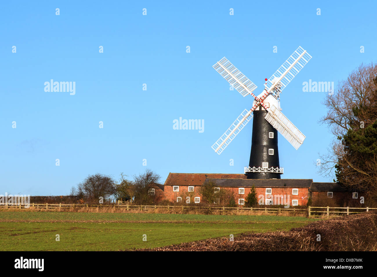 "Skidby mill "Flour windmill" windmill " windmill with sails Stock