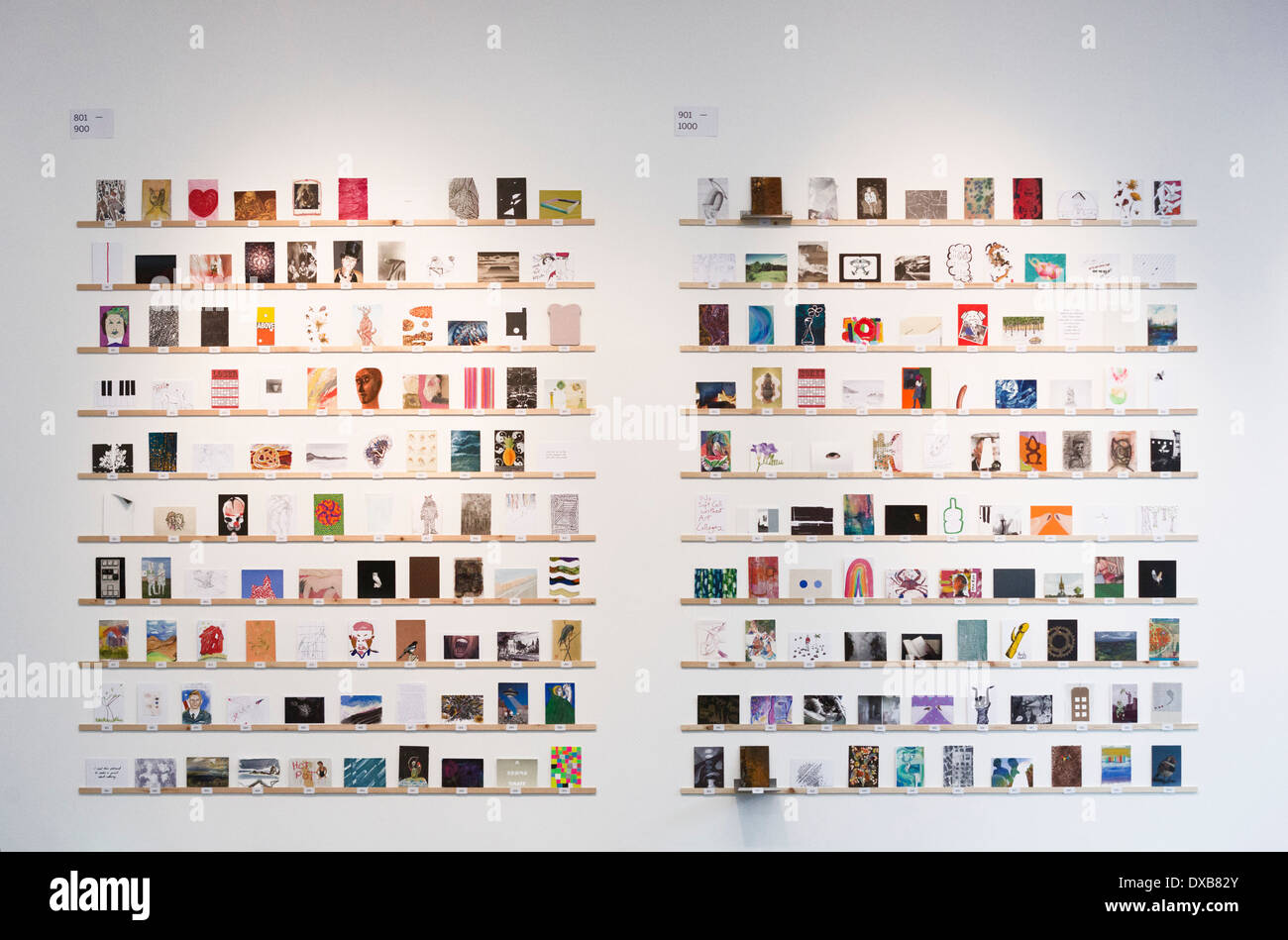 RCA Secret Royal College of Art's fundraising event of postcardsized