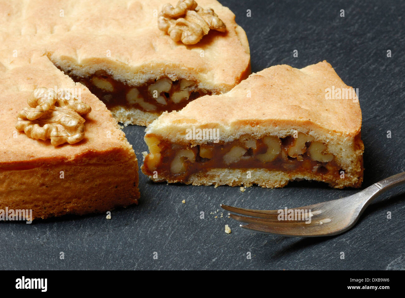 Engadine nut cake Stock Photo