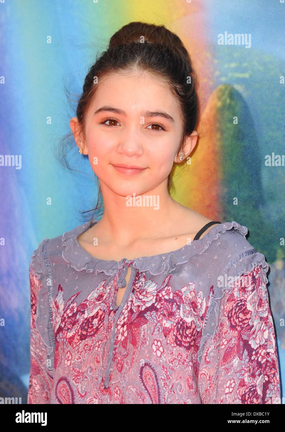 Burbank, CA, USA. 22nd Mar, 2014. Rowan Blanchard at arrivals for THE ...