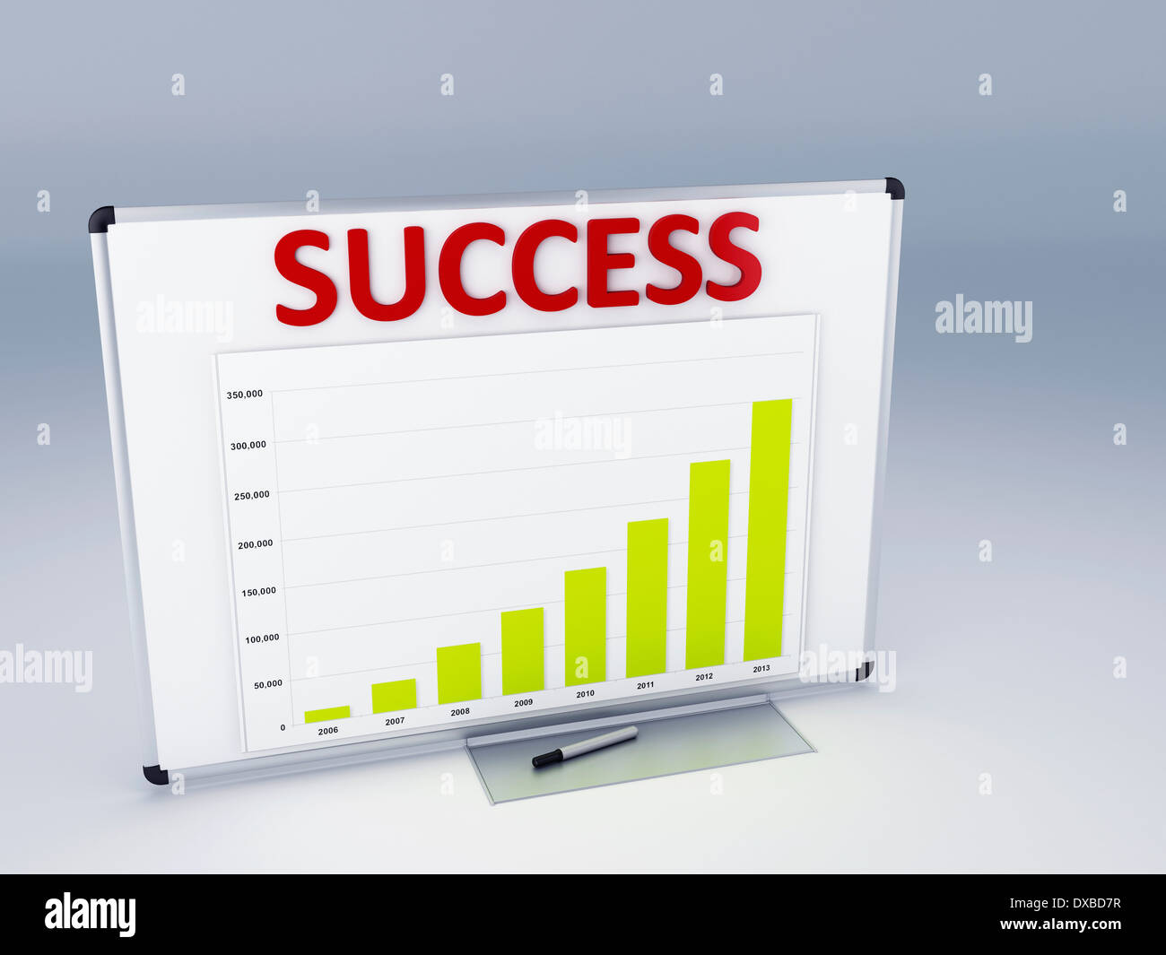 success statistic graph Stock Photo - Alamy