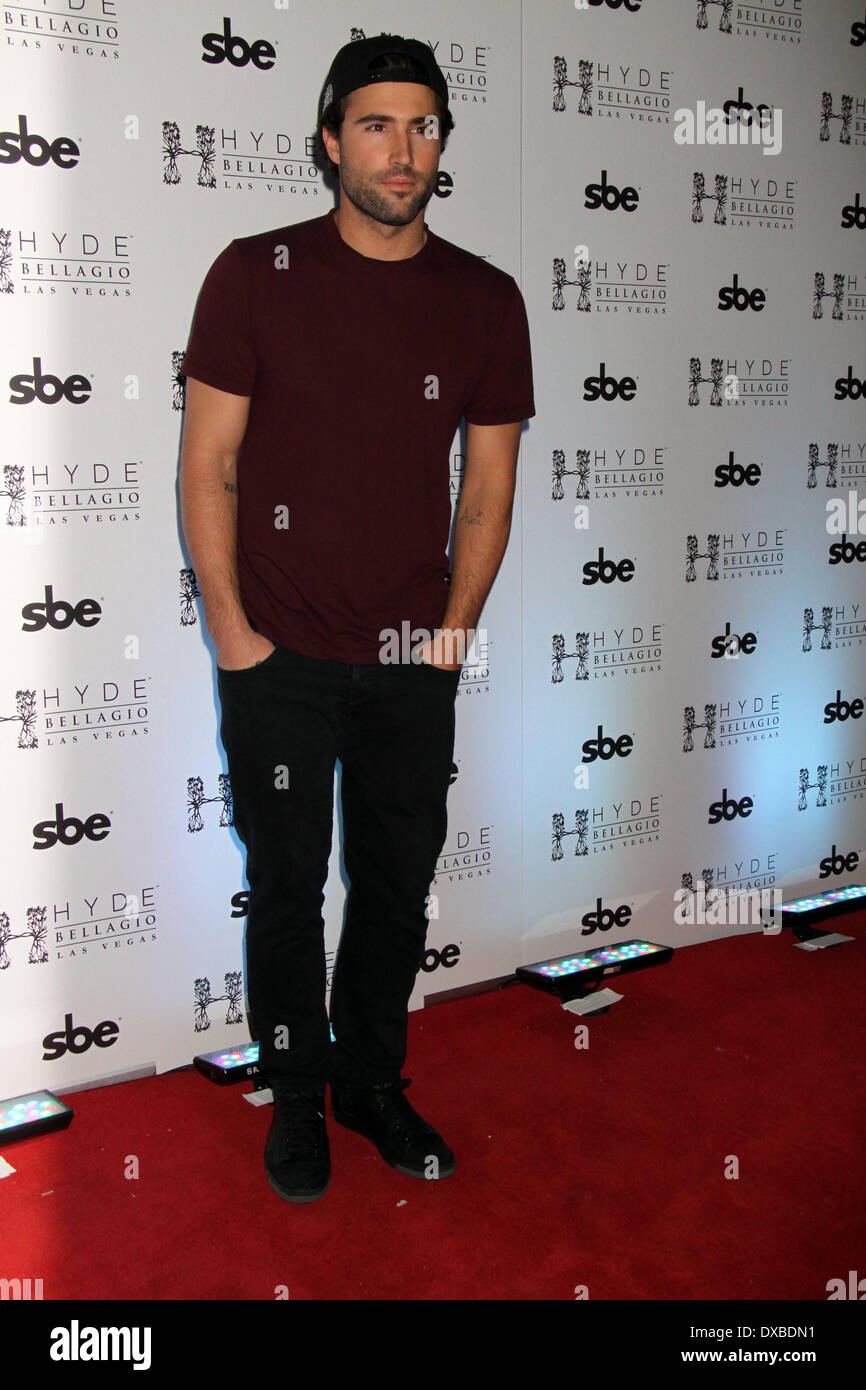 Las Vegas, USA. 22nd Mar, 2014. Brody Jenner 22nd March 2014. Brody Jenner hosts a wild spring break bash at Hyde Nightclub inside Bellagio Hotel and Casino in Las Vegas, NV USA Credit:  ENT/Alamy Live News Stock Photo