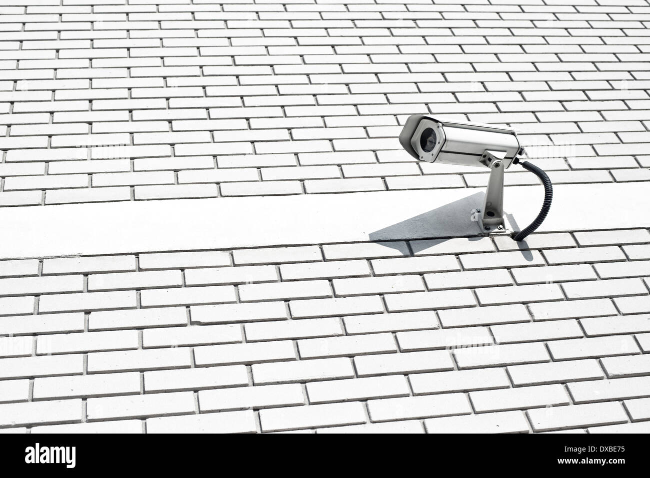 CCTV camera. Security camera on the wall. Private property protection