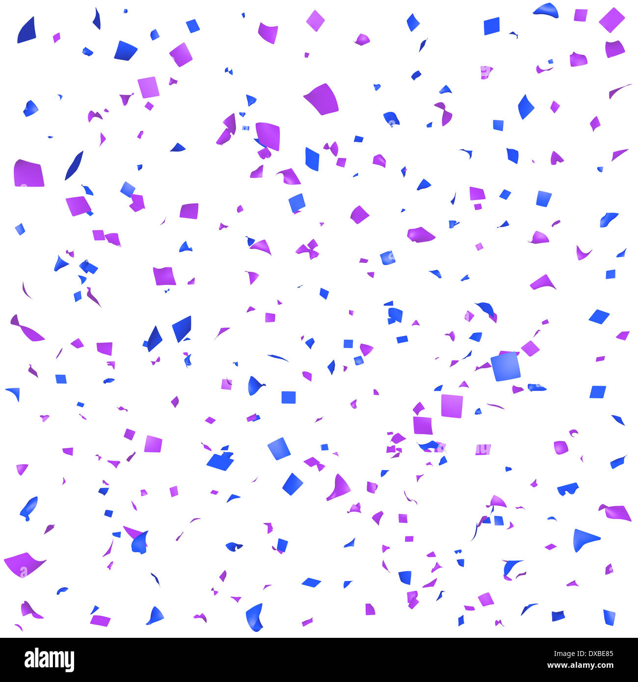 Colored paper in flight isolated on a white background Stock Photo - Alamy