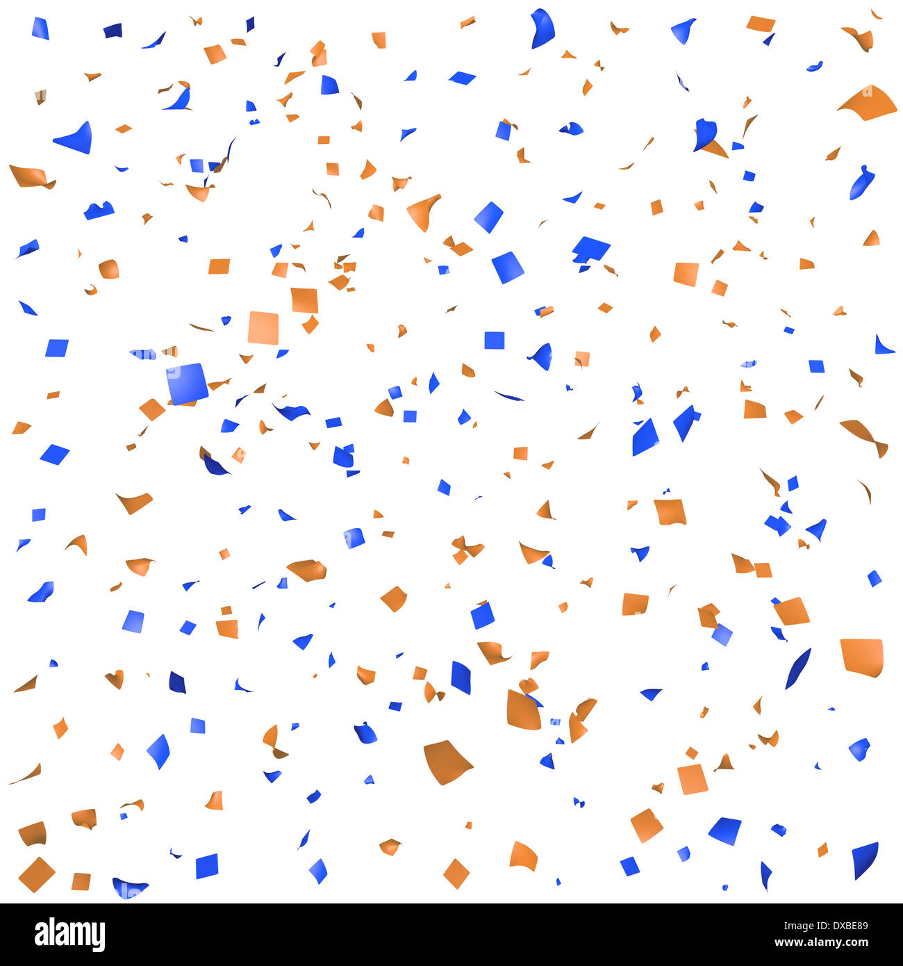 Colored paper in flight isolated on a white background Stock Photo - Alamy