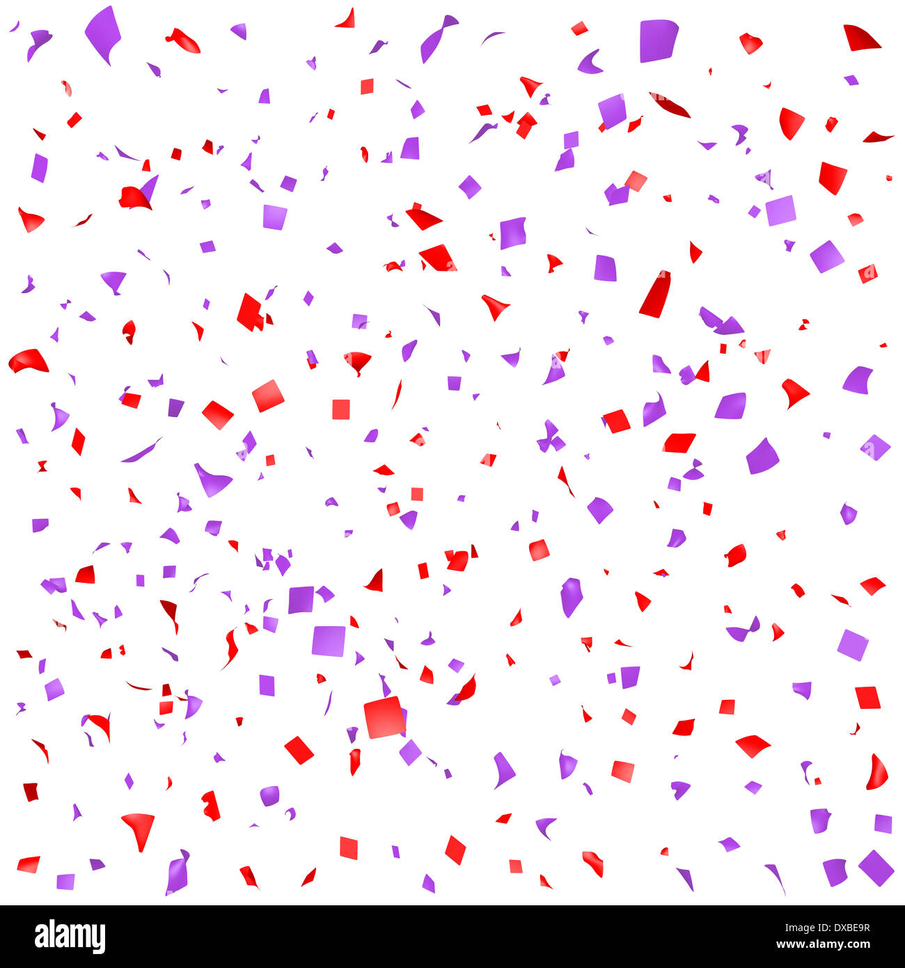 Colored paper in flight isolated on a white background Stock Photo - Alamy