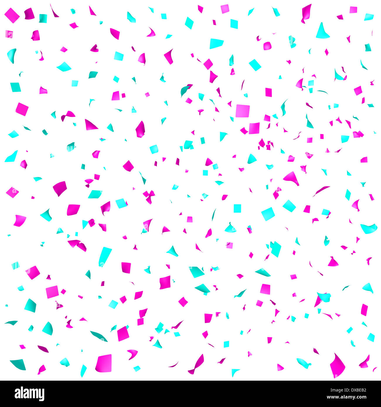 Colored paper in flight isolated on a white background Stock Photo - Alamy