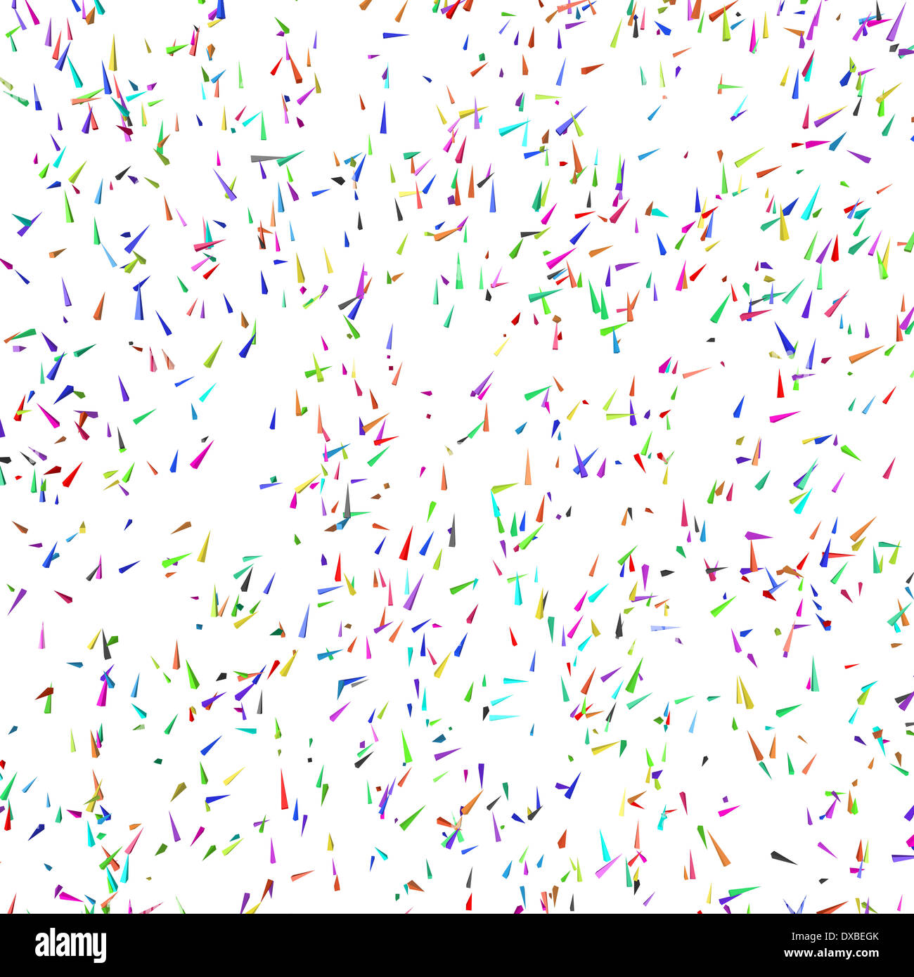 Texture from multi-colored triangles. The isolated background Stock ...