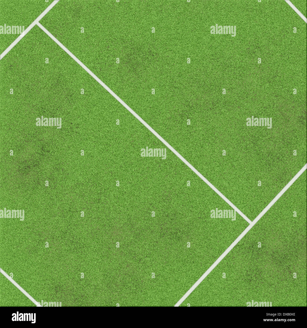 White stripe on the green soccer field from top view Stock Photo Alamy