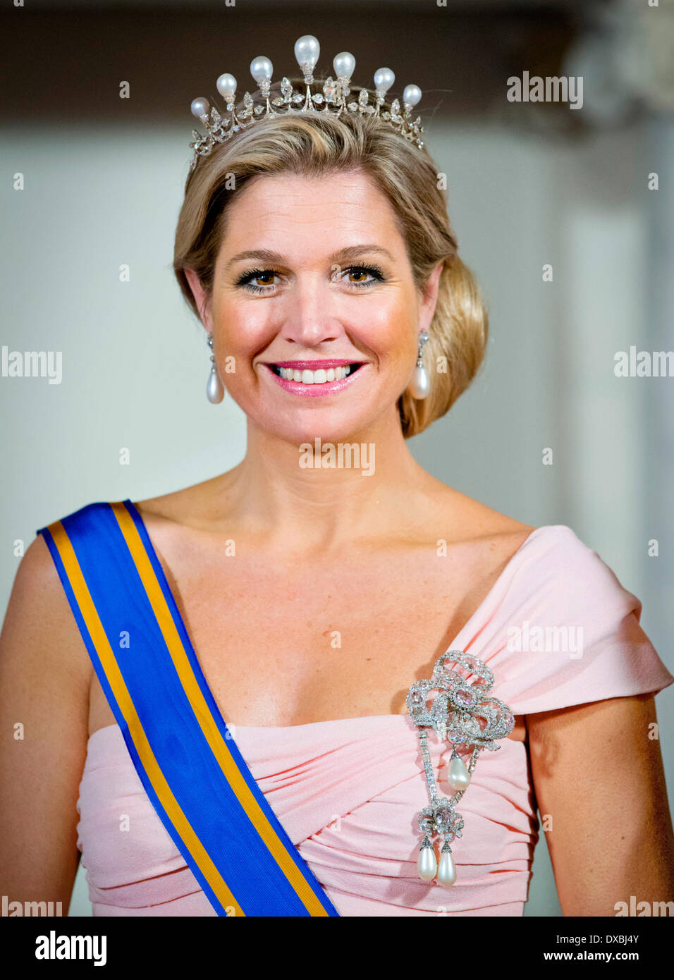 Amsterdam, The Netherlands. 22nd Mar, 2014. Queen Maxima poses prior to ...
