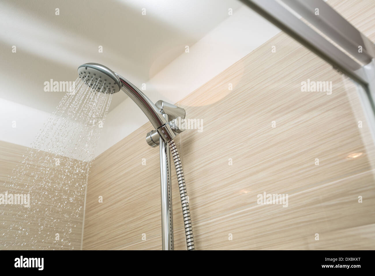 Shower head with dropping water Stock Photo Alamy