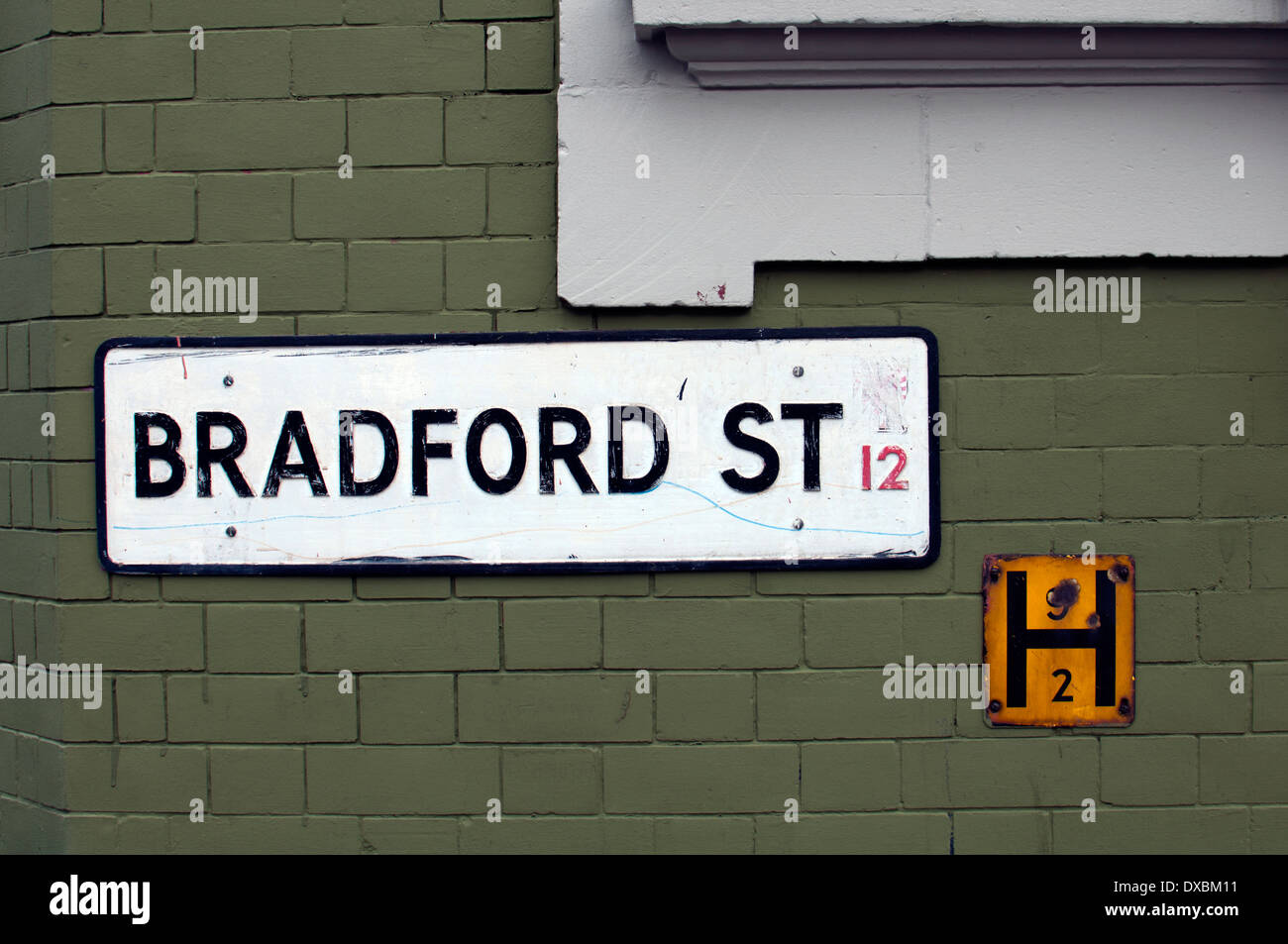 Bradford Street sign, Digbeth, Birmingham, England, UK Stock Photo Alamy