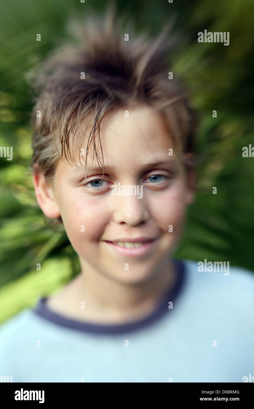 Closeup of boy hi-res stock photography and images - Alamy