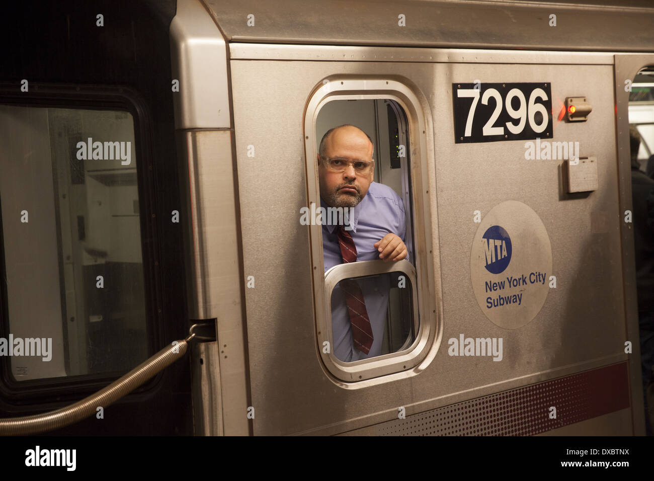 Subway conductor manhattan new york hi-res stock photography and images -  Alamy