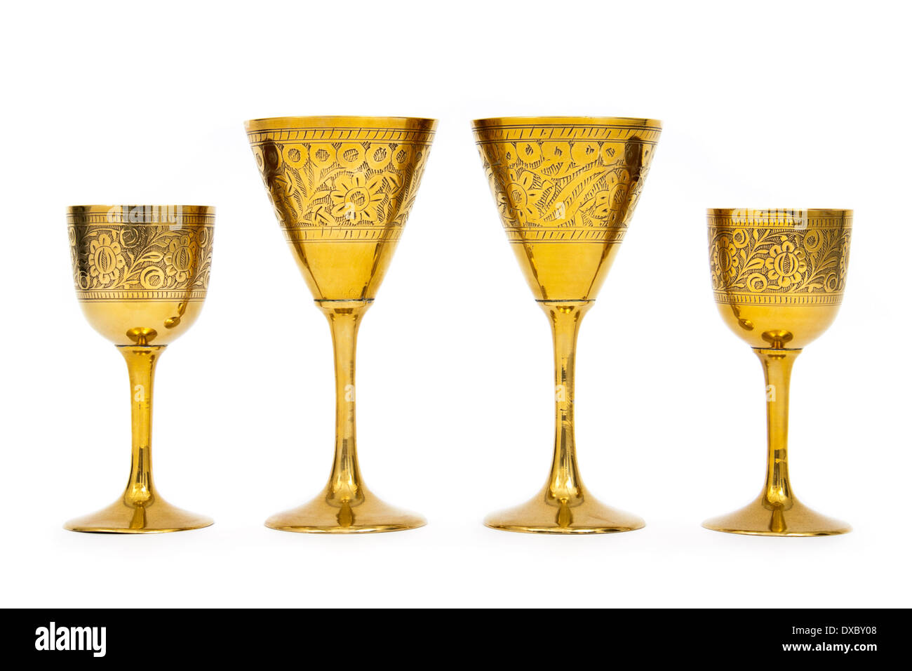Brass goblets hi-res stock photography and images - Alamy