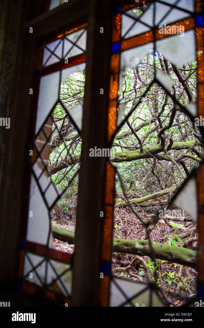 Broken stained glass window hires stock photography and images Alamy