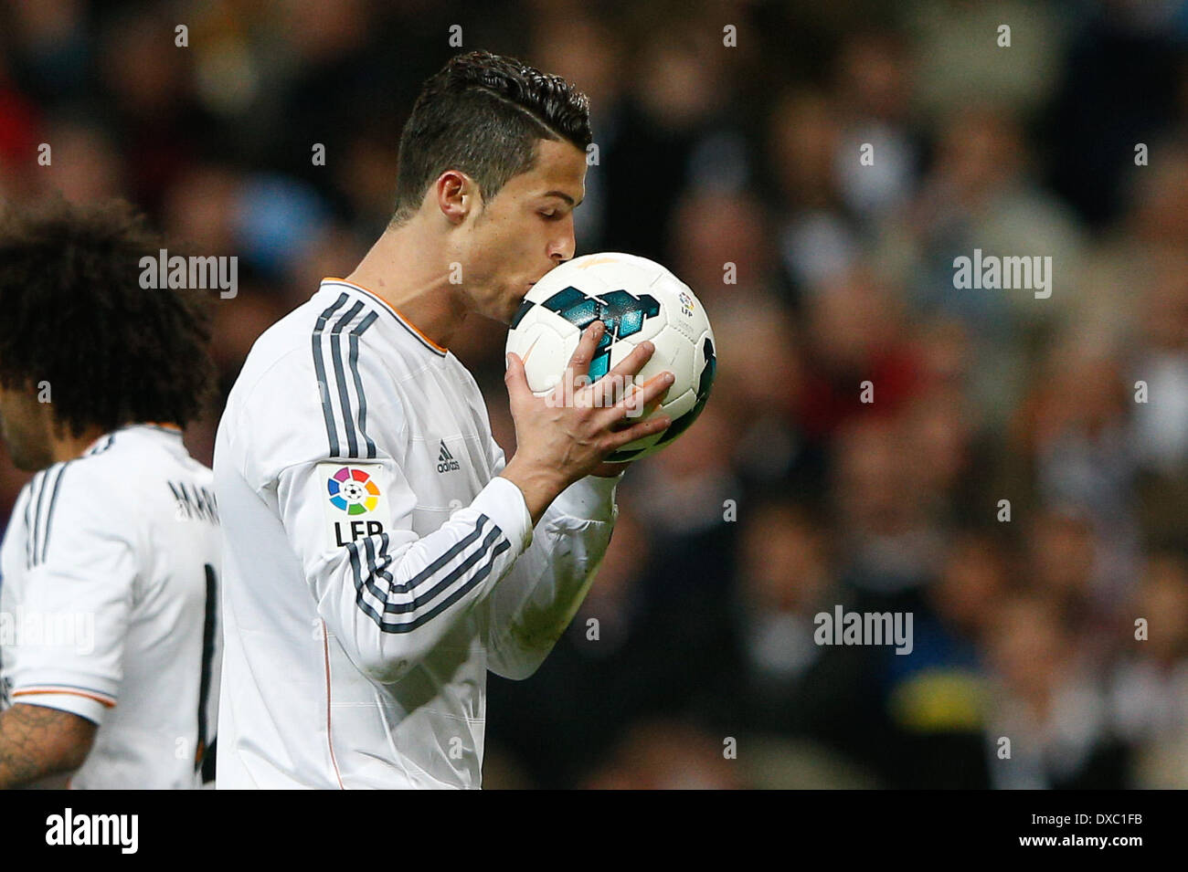 Madrid Spain 23rd March 2014 La Liga Football Real Madrid Versus Stock Photo Alamy