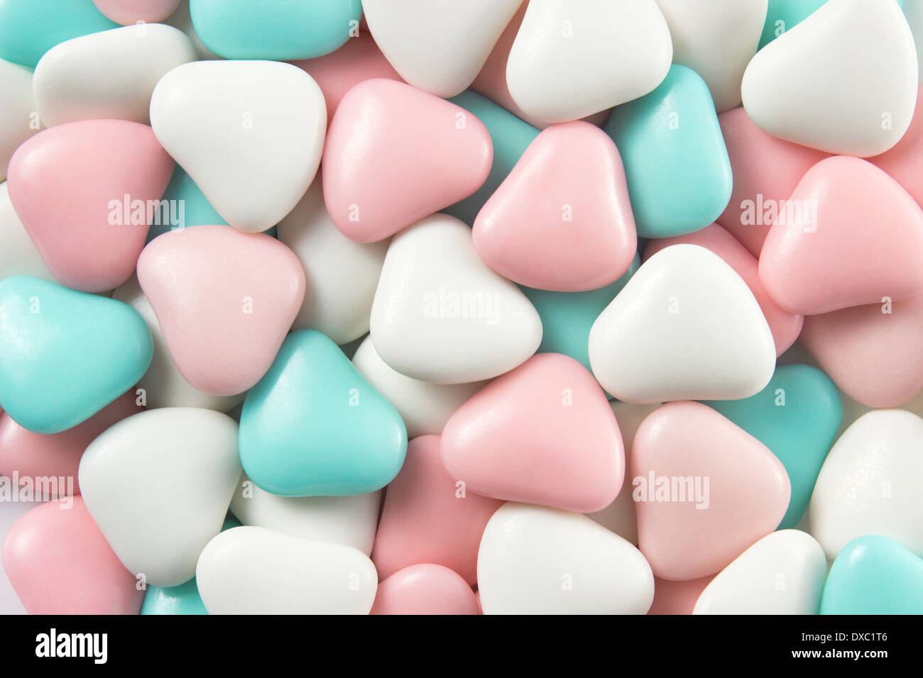abstract background with colorful sweets Stock Photo
