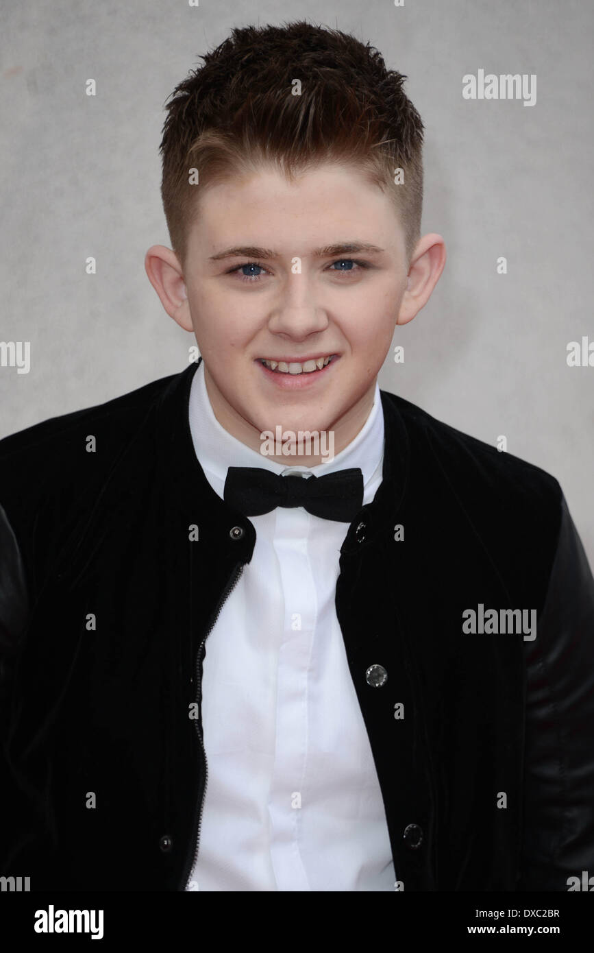London, UK. 23rd March 2014. Nicholas McDonald attends the Tesco Mum of the Year awards at The Savoy Hotel on March 23, 2014 in London, England. Credit:  See Li/Alamy Live News Stock Photo