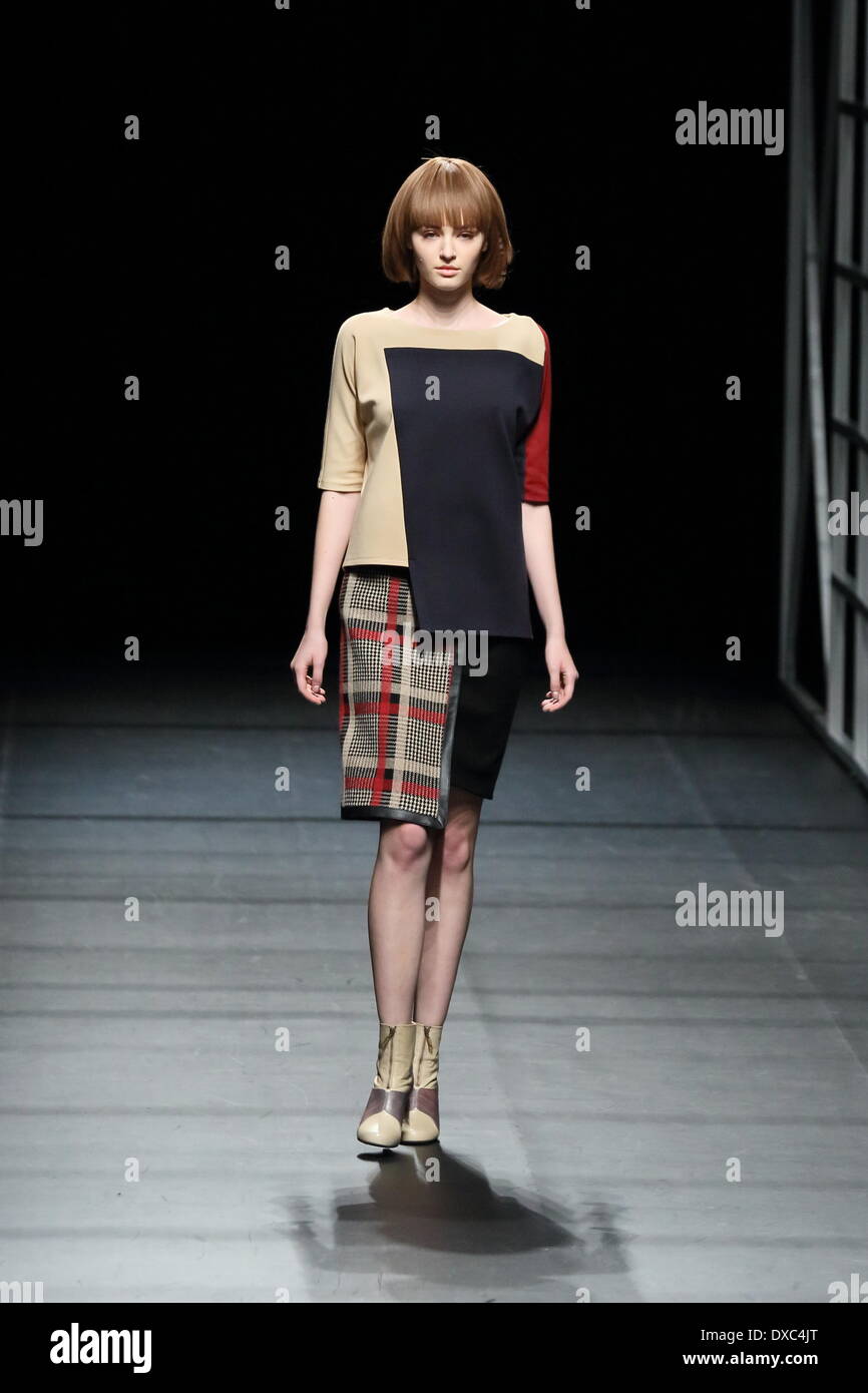 Model, Mar 21, 2014 : DHL Designer Award winning Japanese designer