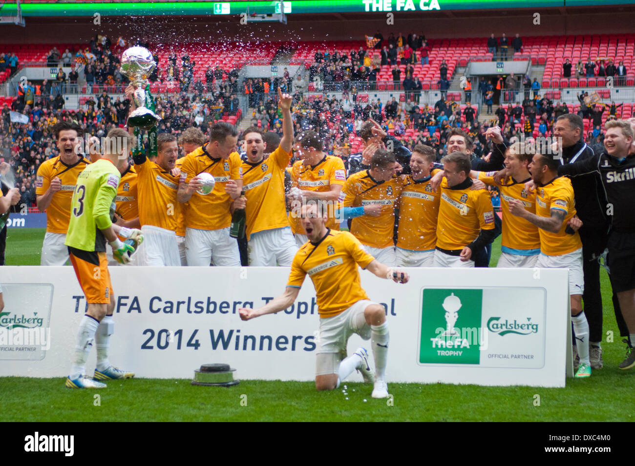 Soccer fa trophy final cambridge united gosport borough wembley stadium