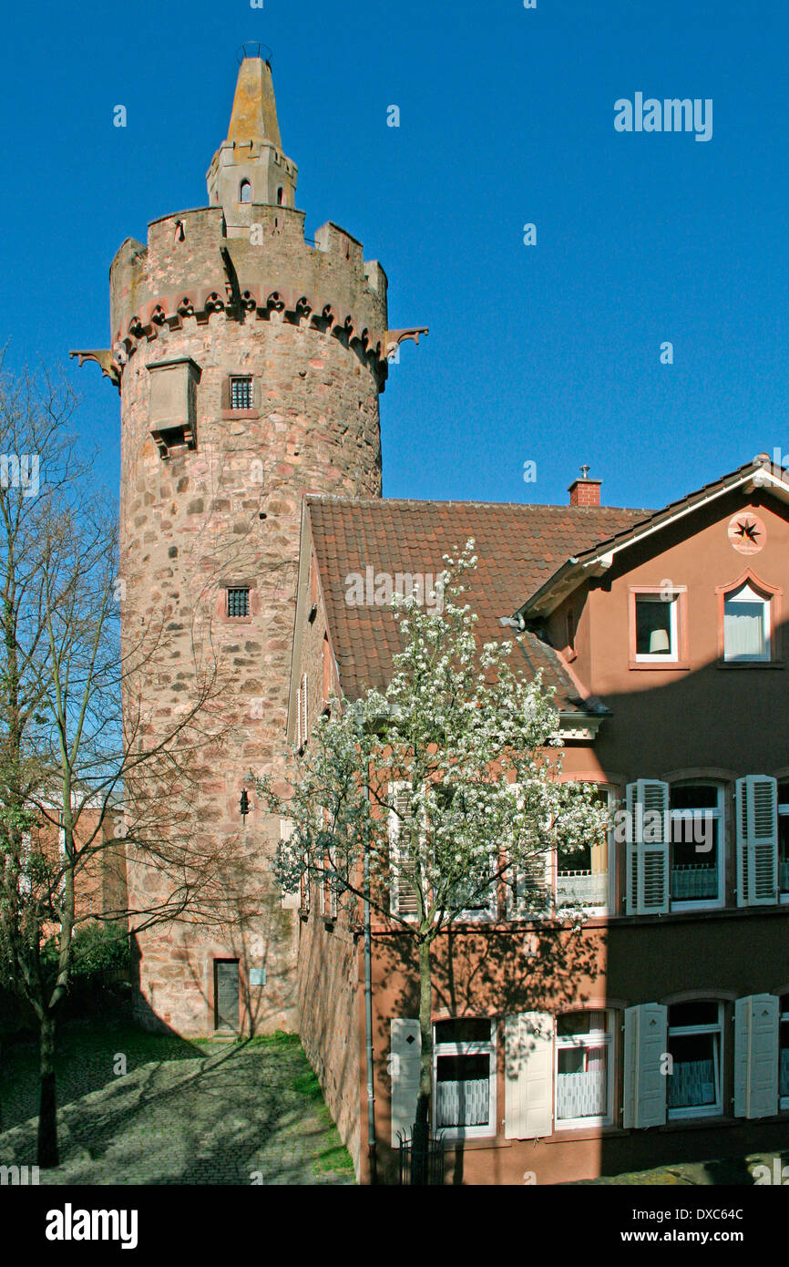 Roter Turm, Weinheim Stock Photo
