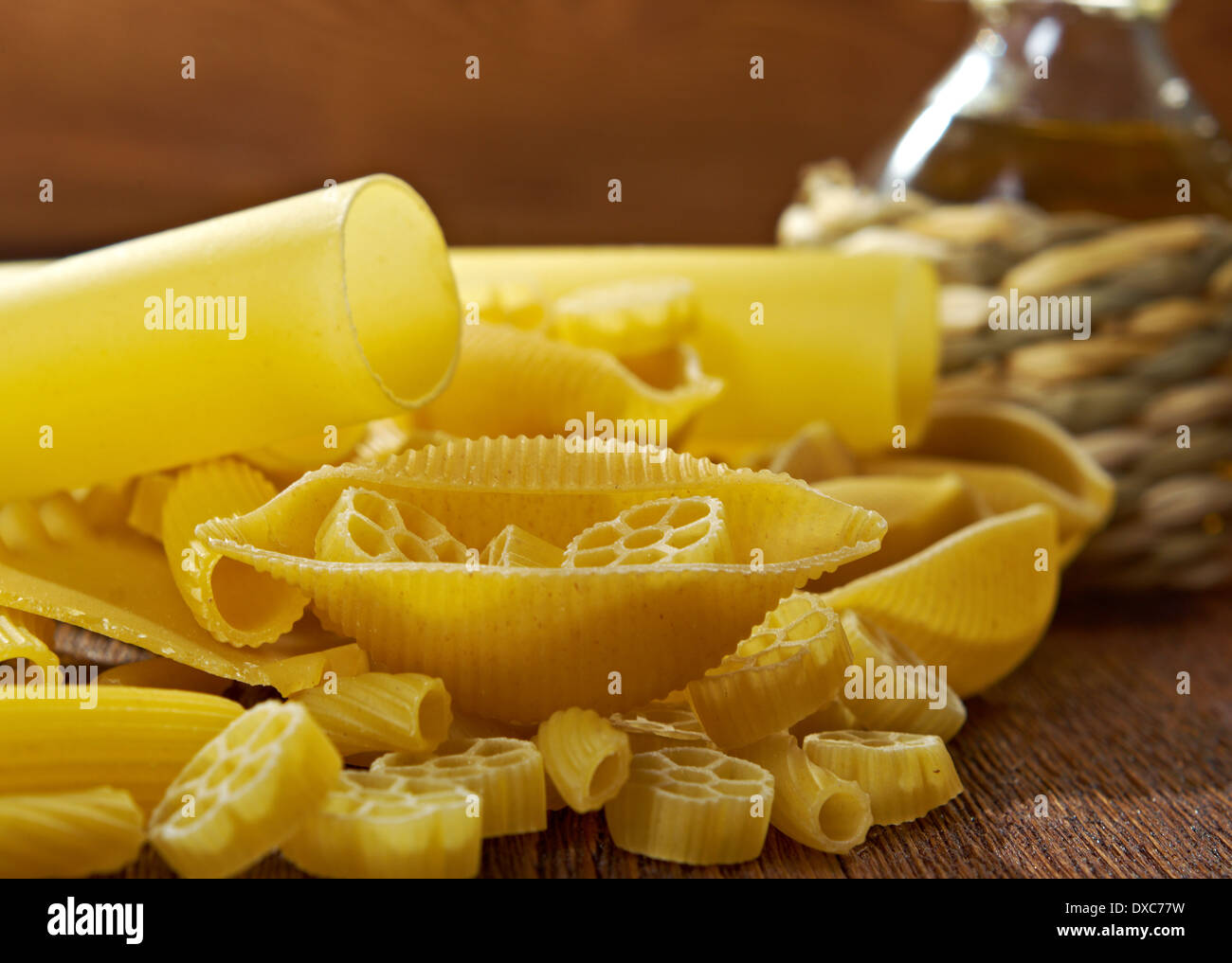 Italian pasta food Culinary cooking concept.Shallow depthoffield