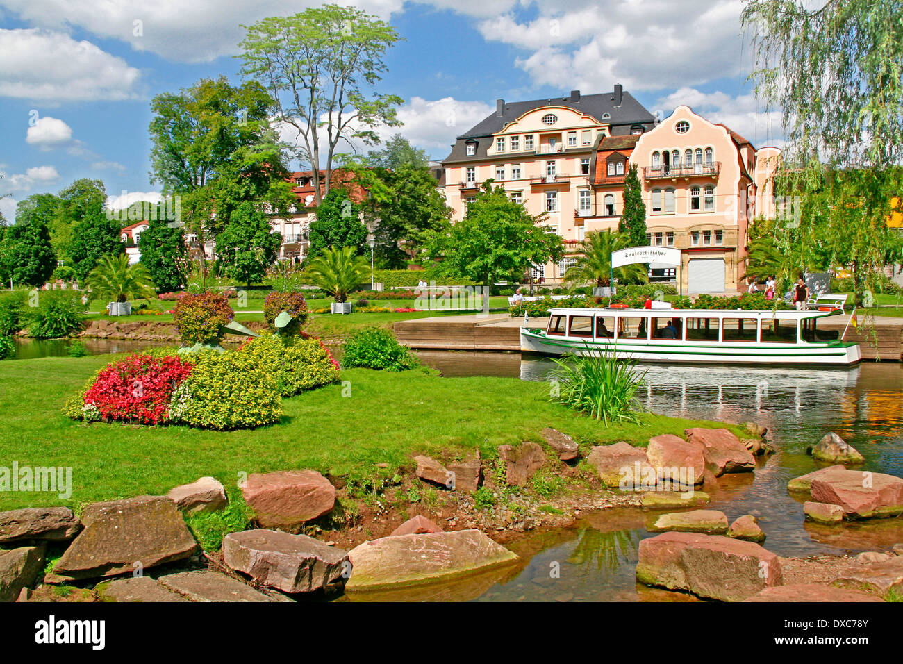 Spa gardens, Bad Kissingen Stock Photo