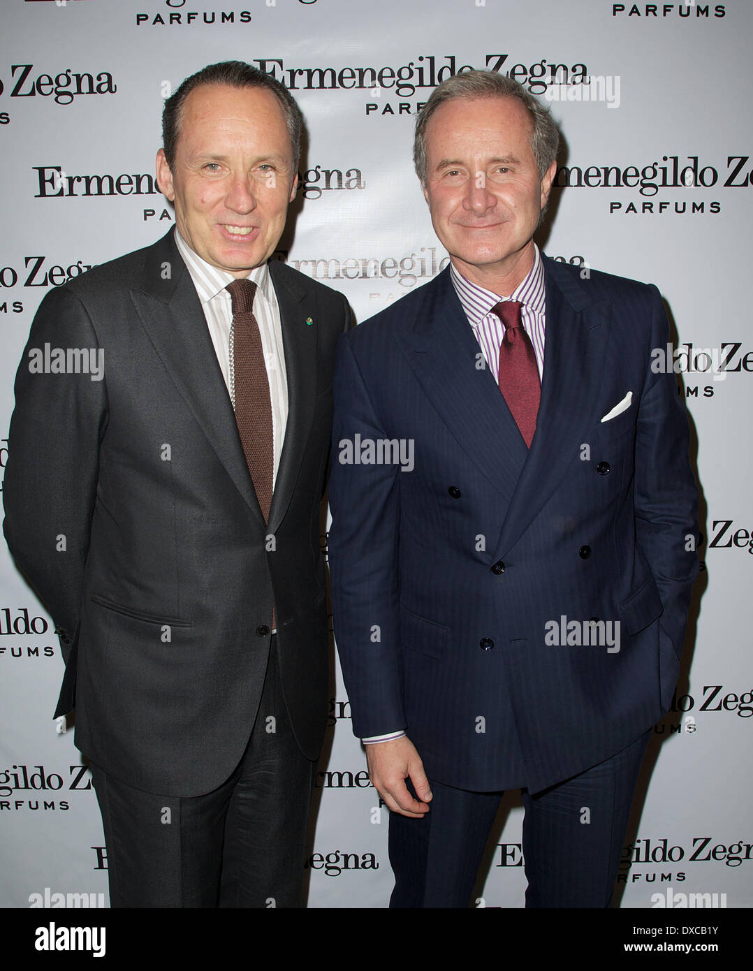 Gildo Zegna;Fabrizio Freda, at the Ermenegildo Zegna 'Essenze' Collection  Launch event at The Ermenegildo Zegna Boutique. Where: New York City,  United States When: 03 Dec 2012 Featuring: Gildo Zegna,Fabrizio Freda  Where: New