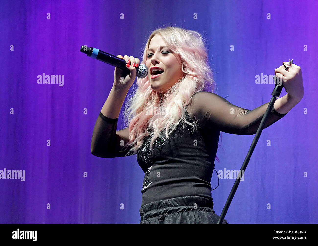 Amelia Lily performing at Radio City Live at the Liverpool Echo Arena ...