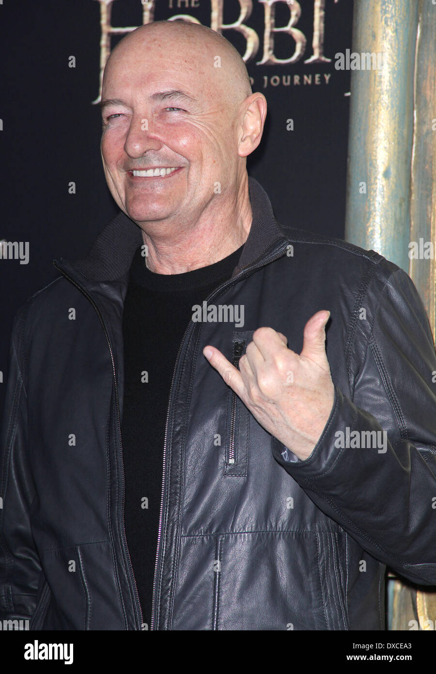 Terry O'Quinn, at premiere of 'The Hobbit: Unexpected Journey' at the Ziegfeld Theater. Featuring: Terry O'Quinn Where: New Yor Stock Photo