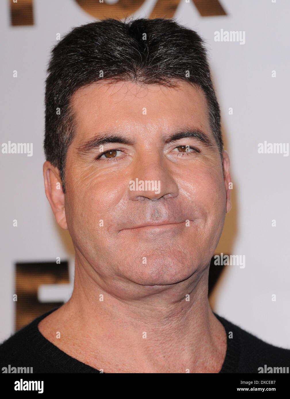 Simon Cowell, at The X Factor Viewing Party held at Mixology Los Angeles, California - 06.12.12 Featuring: Simon Cowell When: 0 Stock Photo