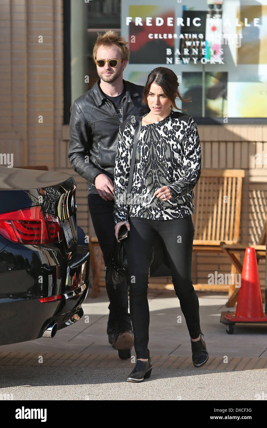 Nikki Reed and husband Paul McDonald leave Barneys New York in Beverly ...