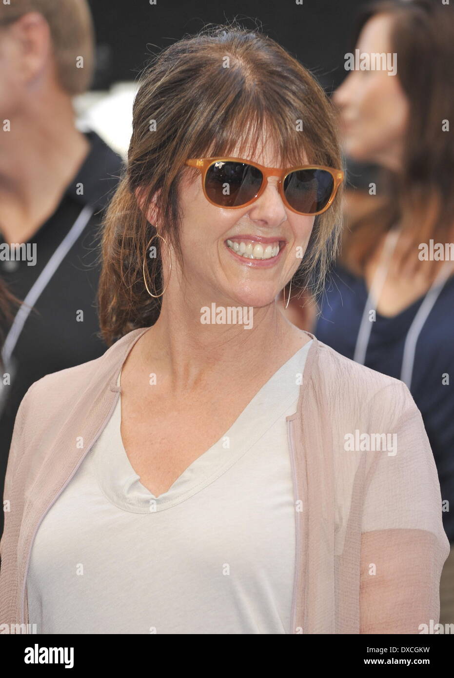 Pam Dawber Mark Harmon is honored with a Hollywood Star on the Hollywood Walk of Fame Los Angeles, California - 01.10.12 Featur Stock Photo