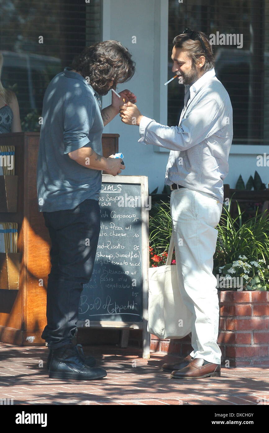 Jordi Molla and Domingo Zapata seen at Fred Segal on Melrose Avenue