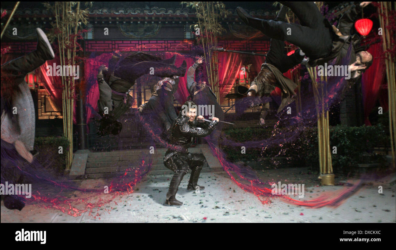 The Man with the Iron Fists Stock Photo Alamy